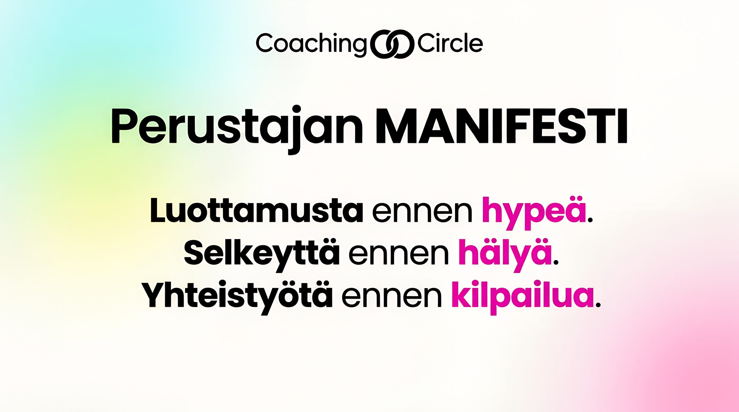 Manifesti